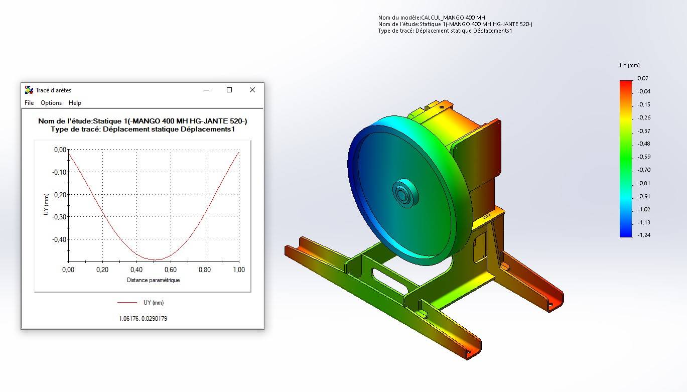 2022-OCTÉ Lift-solution ascenseur-solidworks effort de contrainte