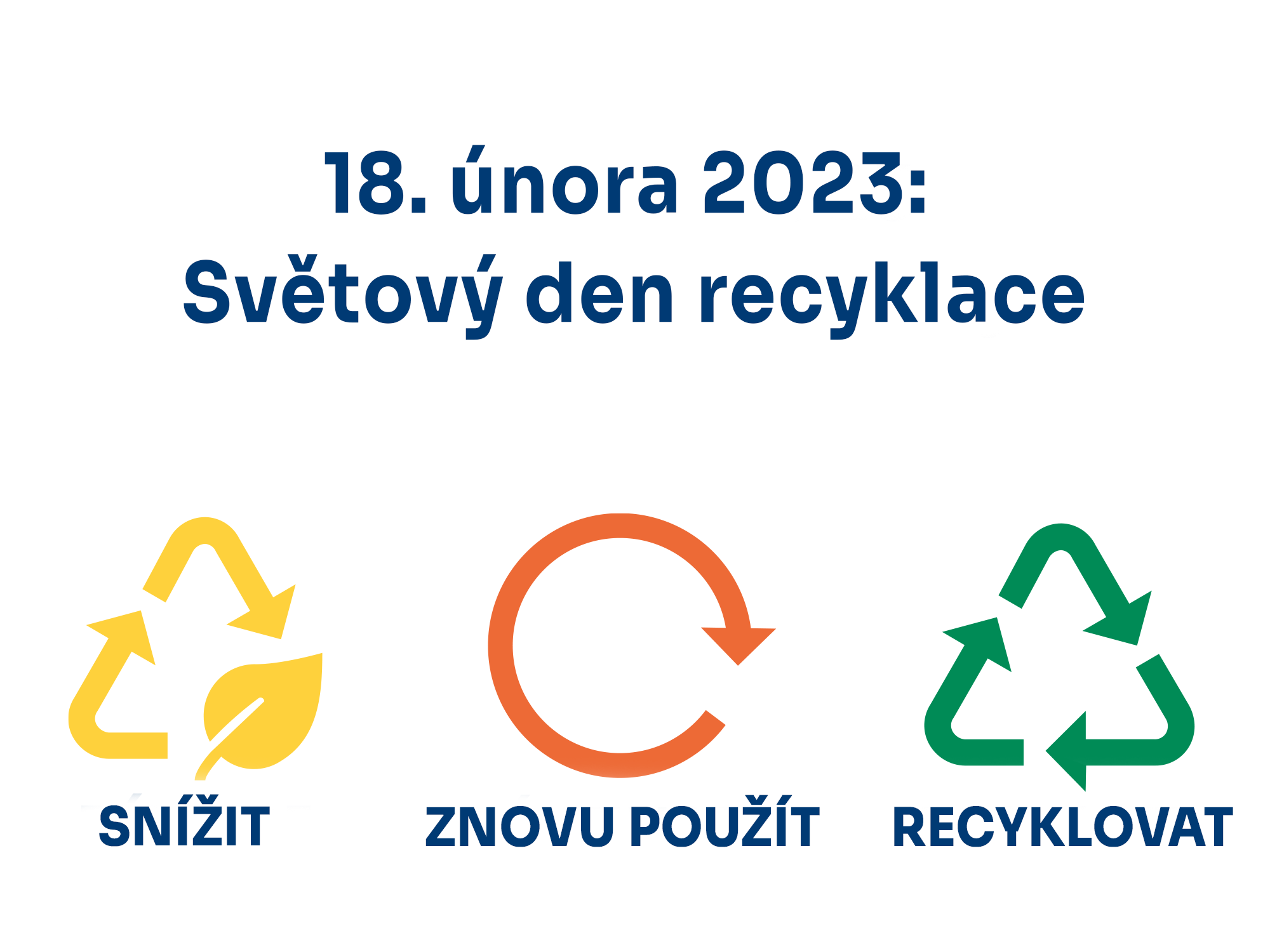 18. února 2023: 
Světový den recyklace